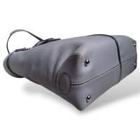 Bolsa Tod's de Couro Hooly Cinza