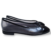 Sapatilha Chanel CC Cap Toe PVC - 33