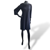  Vestido Calvin Klein Preto Manga Longa-36