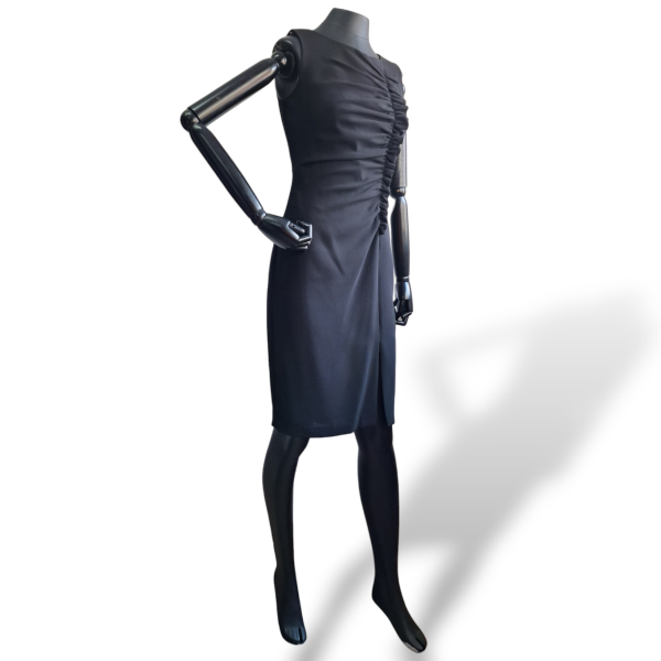 Vestido Calvin Klein Preto com Plissado-36