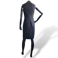 Vestido Calvin Klein Preto com Plissado-36