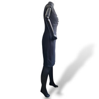 Vestido Calvin Klein Preto com Plissado-36