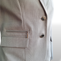 Blazer Calvin Klein Xadrez Cinza-40