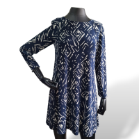 Vestido Ralph Lauren Azul Listrado-36