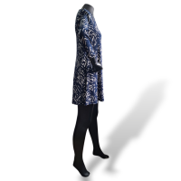 Vestido Ralph Lauren Azul Listrado-36