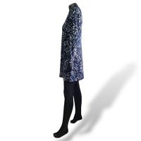 Vestido Ralph Lauren Azul Listrado-36