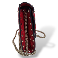 Bolsa Valentino Rockstud Spike Vermelha