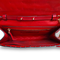 Bolsa Valentino Rockstud Spike Vermelha