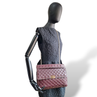 Bolsa Valentino Rockstud Spike Vinho