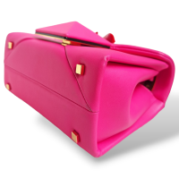 Bolsa Valentino Mini One Stud Pink com Twilly