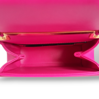 Bolsa Valentino Mini One Stud Pink com Twilly