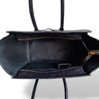Bolsa Celine Luggage Média Bege e Preta 