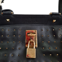 Bolsa Tote Valentino Joylock Handle Studs Preta