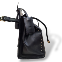 Bolsa Tote Valentino Joylock Handle Studs Preta