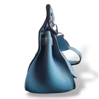Bolsa Hermès Jypsiere 28 Clemence Azul