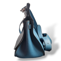 Bolsa Hermès Jypsiere 28 Clemence Azul