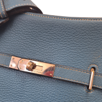 Bolsa Hermès Jypsiere 28 Clemence Azul