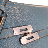 Bolsa Hermès Jypsiere 28 Clemence Azul