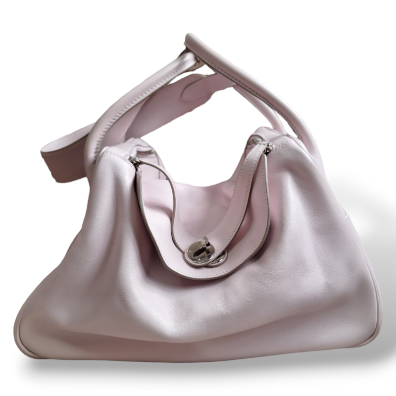 Bolsa Hermès Lindy 34 Mauve Pale Bolsa Hermès Lindy 34 Mauve Pale