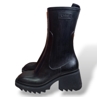 Bota Chloè Ankle Boot Slip On Preta - 36