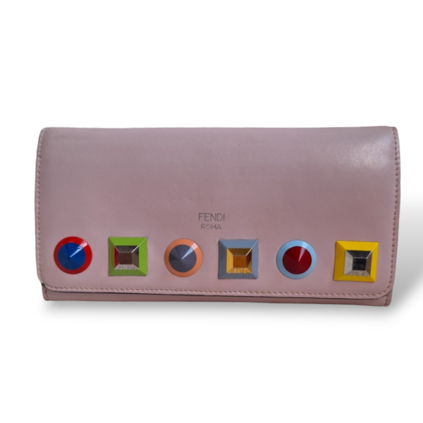 Wallet on Chain Fendi Continentale Rosa 
