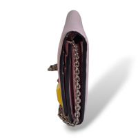 Wallet on Chain Fendi Continentale Rosa 