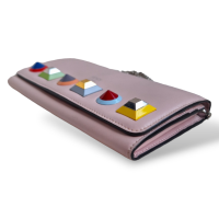 Wallet on Chain Fendi Continentale Rosa 