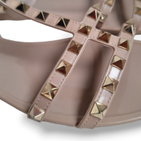 Sandália Valentino Summer Rockstud Bege