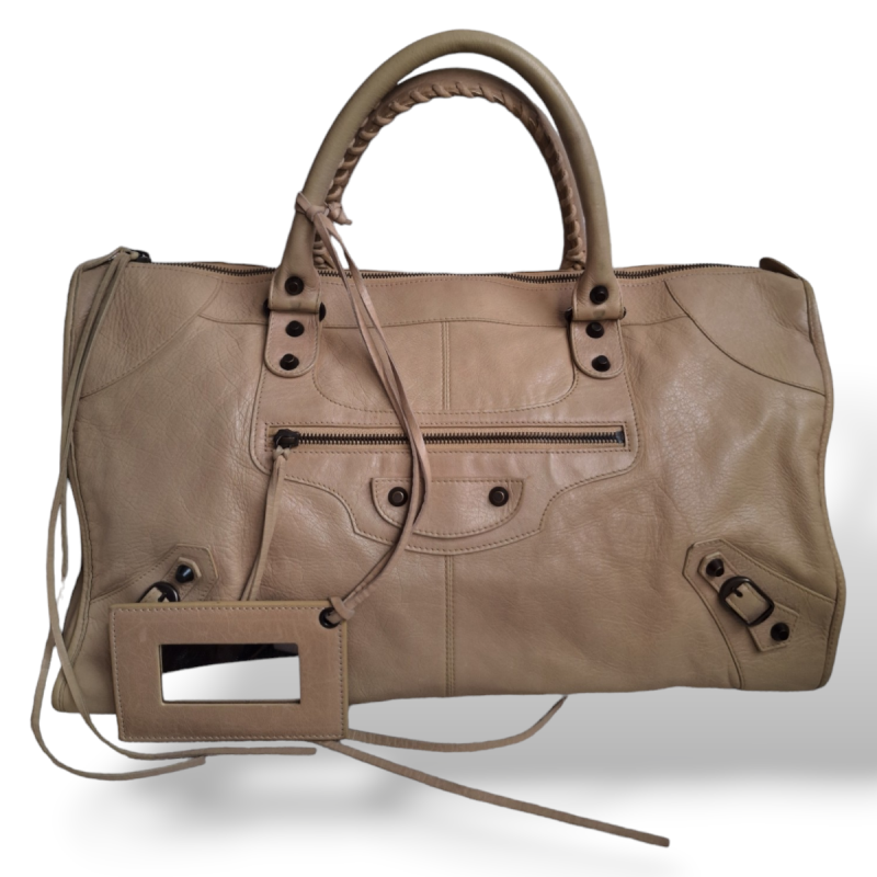 Bolsa Balenciaga Motorcycle City Bege Bolsa Balenciaga Motorcycle City Bege