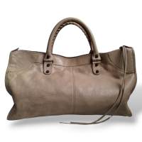 Bolsa Balenciaga Motorcycle City Bege