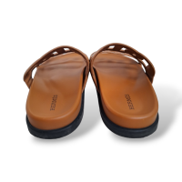 Sandália Hermès Extra em Nappa Natural