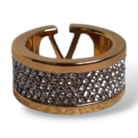 Anel Valentino Cristal V Logo