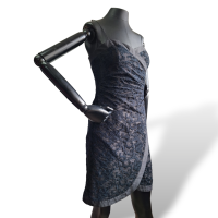 Vestido Armani com Preto com Flor-42