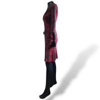 Vestido Roberto Cavalli Estampada de Cobra-36