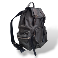 Mochila Burberry Nylon Verde Musgo