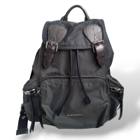 Mochila Burberry Nylon Verde Musgo