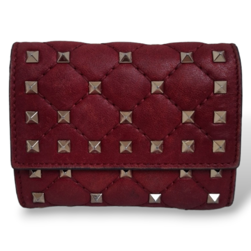 Carteira Valentino Rockstud Vermelha  Carteira Valentino Rockstud Vermelha