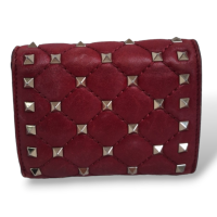  Carteira Valentino Rockstud Vermelha