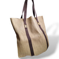 Bolsa Balmain em Palha