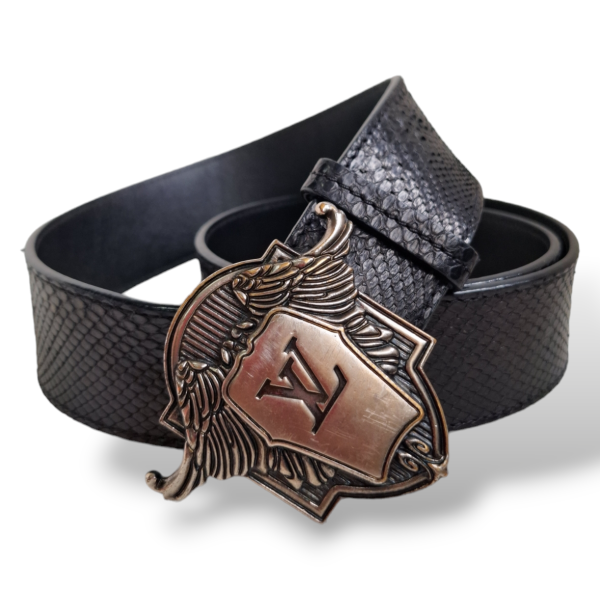 Cinto Louis Vuitton Snake Preto -90