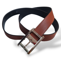 Cinto Cartier Reversível Caramelo e Preto
