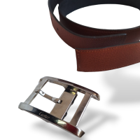 Cinto Cartier Reversível Caramelo e Preto