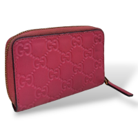 Carteira Gucci GG Couro Rosa