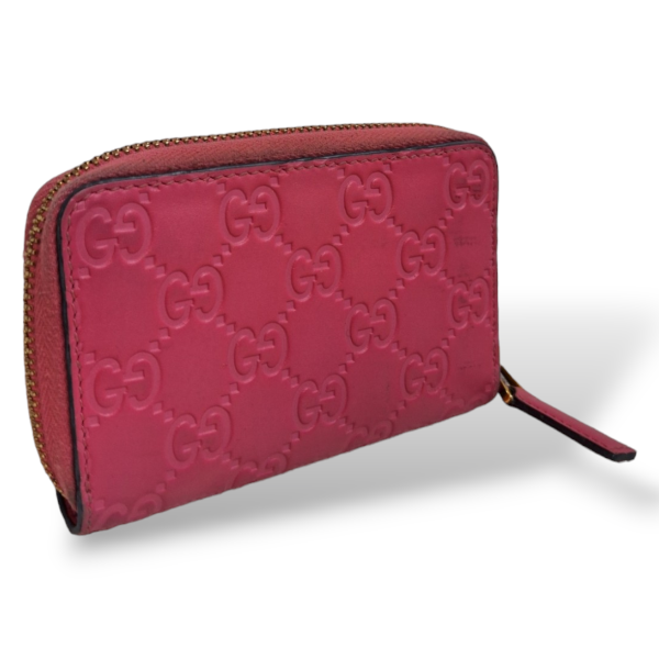 Carteira Gucci GG Couro Rosa Carteira Gucci GG Couro Rosa