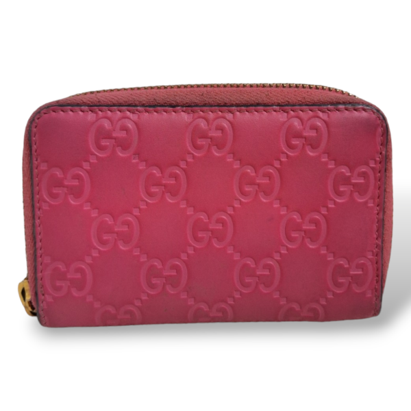 Carteira Gucci GG Couro Rosa