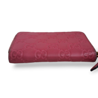 Carteira Gucci GG Couro Rosa