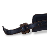 Cinto Yves Saint Laurent em Veludo Preto