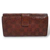 Carteira Gucci GG Couro Marrom