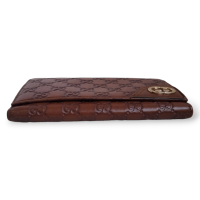 Carteira Gucci GG Couro Marrom