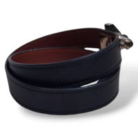 Pulseira Givenchy Preta em Couro com Ferragem Prata e Pérolas